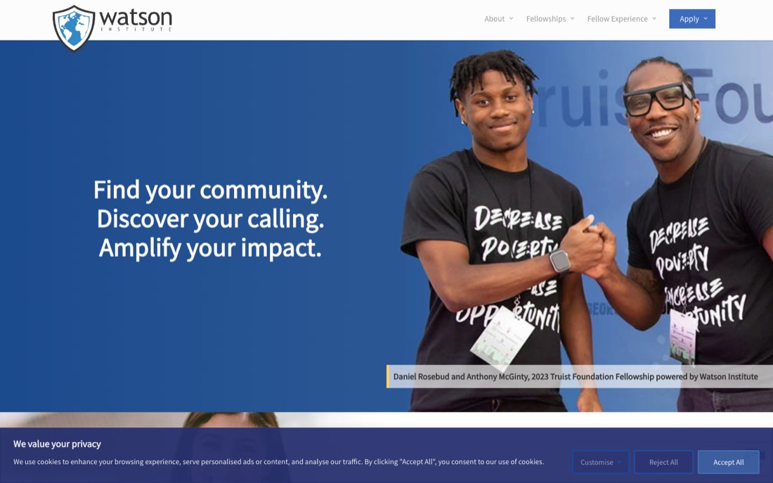 Homepage of Watson Institute